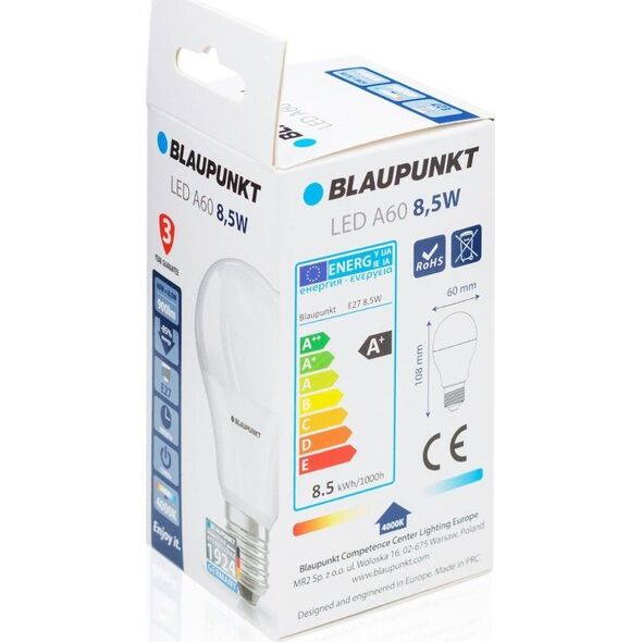 Blaupunkt Zestaw 4 sztuk - Blaupunkt Żarówki LED E27 12W WW