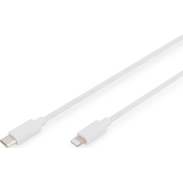 Kabel USB Digitus USB-C - Lightning 2 m Biały (DB-600109-020-W)