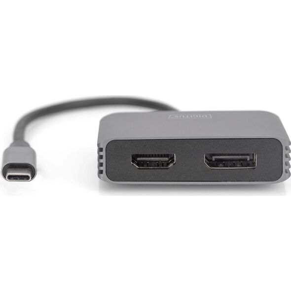 Adapter USB Digitus 0.2M USB-C - DP + HDMI ADAPTER 0.2M USB-C - DP + HDMI ADAPTER