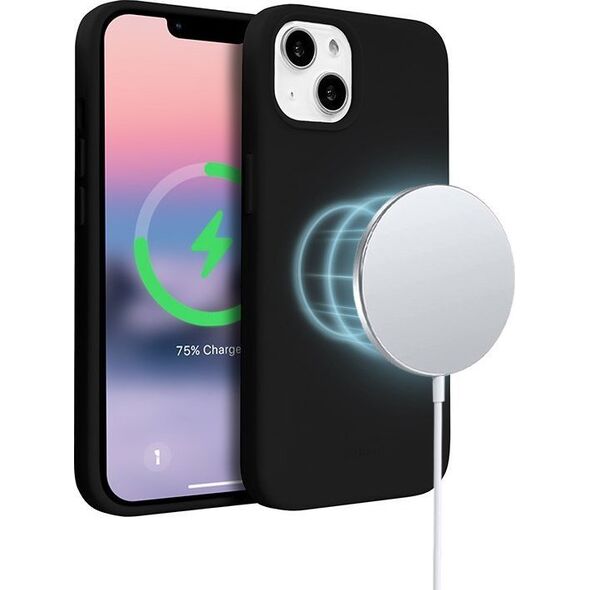 Crong Crong Color Cover Magnetic - Etui iPhone 14 Plus MagSafe (czarny)