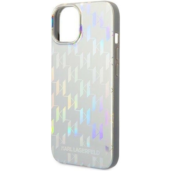 Karl Lagerfeld Karl Lagerfeld KLHCP14MLGMMSV3 iPhone 14 Plus 6,7" hardcase srebrny/silver Monogram Iridescent