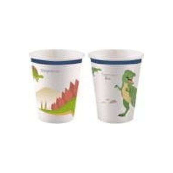 Adikbal Kubeczki Dinozaur 8szt 250ml one size