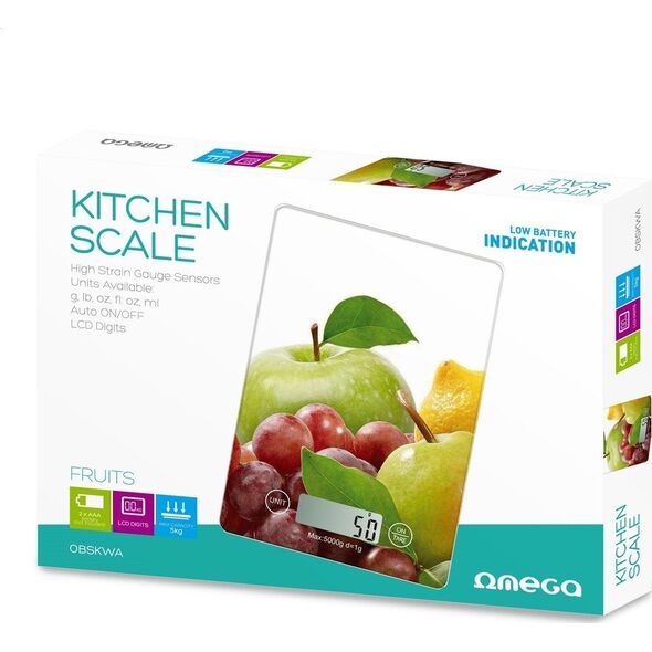 Waga kuchenna Omega Fruits (OBSKWA)