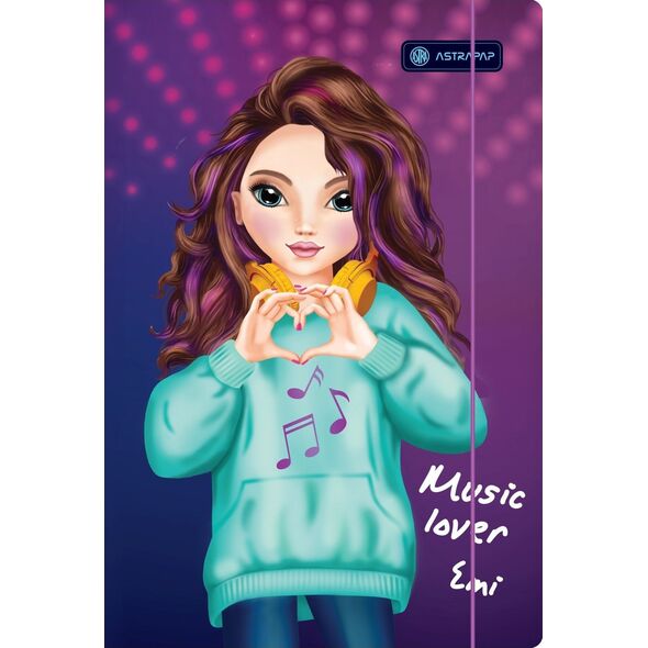Astra Teczka z gumką A4 Top Teens Emi&Sofi Astra