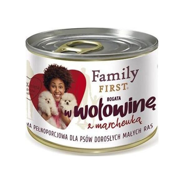 Family First FamilyFirst Bogata w wołowinę+marchewka small 200g