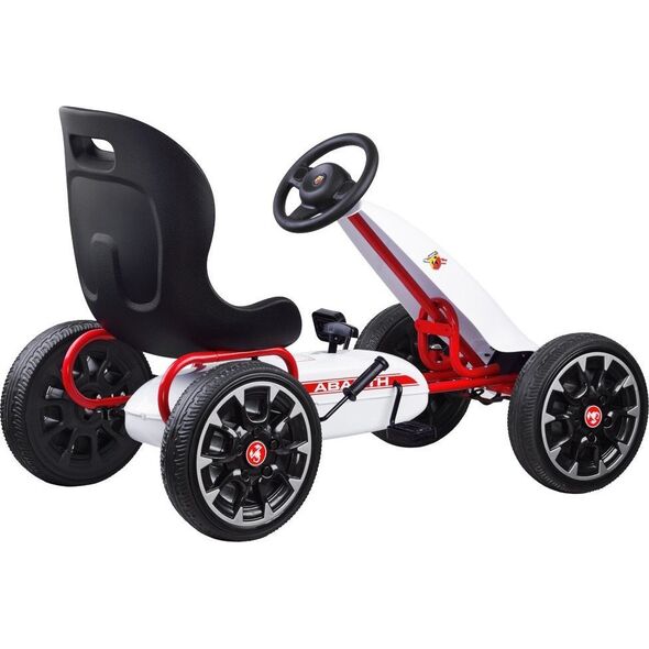 Jokomisiada GOKART ABARTH na pedały Duże miekkie koła PA0167