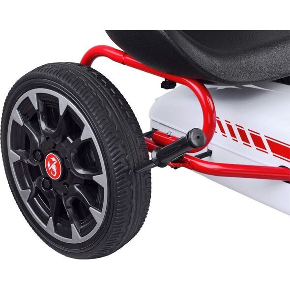 Jokomisiada GOKART ABARTH na pedały Duże miekkie koła PA0167