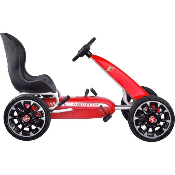 Jokomisiada GOKART ABARTH na pedały Duże miekkie koła PA0167