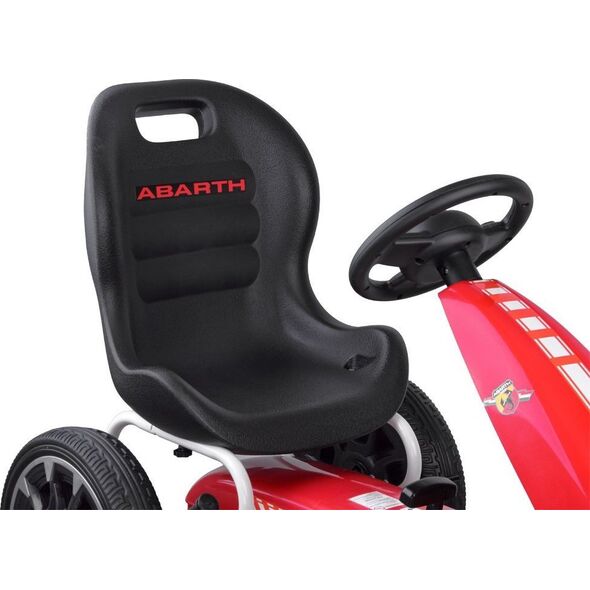 Jokomisiada GOKART ABARTH na pedały Duże miekkie koła PA0167