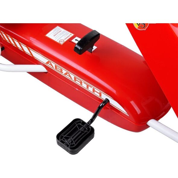 Jokomisiada GOKART ABARTH na pedały Duże miekkie koła PA0167