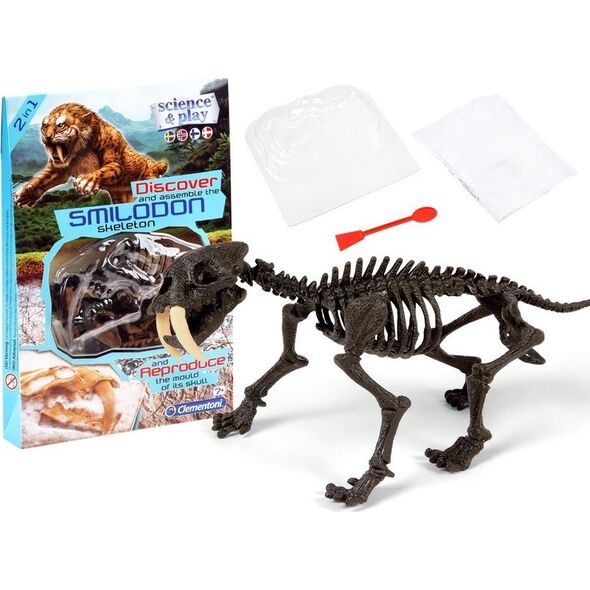 Clementoni Clementoni Smilodon Zbuduj szkielet tygrysa ZA3713
