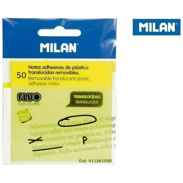 Milan Karteczki samoprzylepne 76x76 /50K fluo MILAN