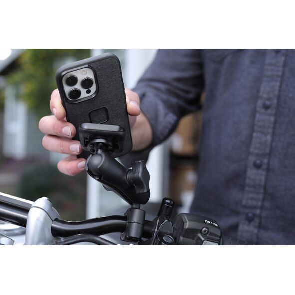 Peak Design Peak Design Mobile Etui Everyday Case Fabric iPhone 14 - Szarozielone