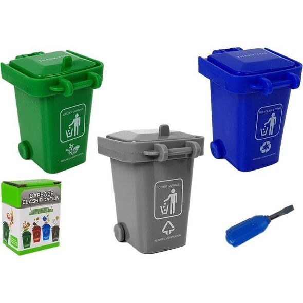 LeanToys Zestaw DIY Śmieciarka Sorter Segregowanie Odpadów Gra Śrubokręt Dźwięk Efekty Świetlne
