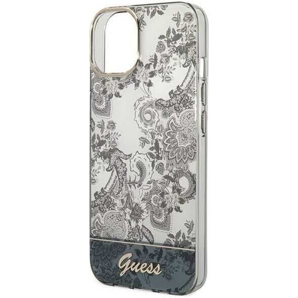 Guess Etui Guess do iPhone 14 Plus 6,7" szary/grey hardcase Porcelain Collection