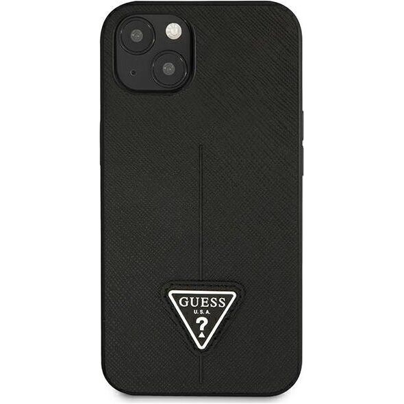 Guess Etui Guess do iPhone 14 Plus 6,7" czarny/black hardcase SaffianoTriangle Logo