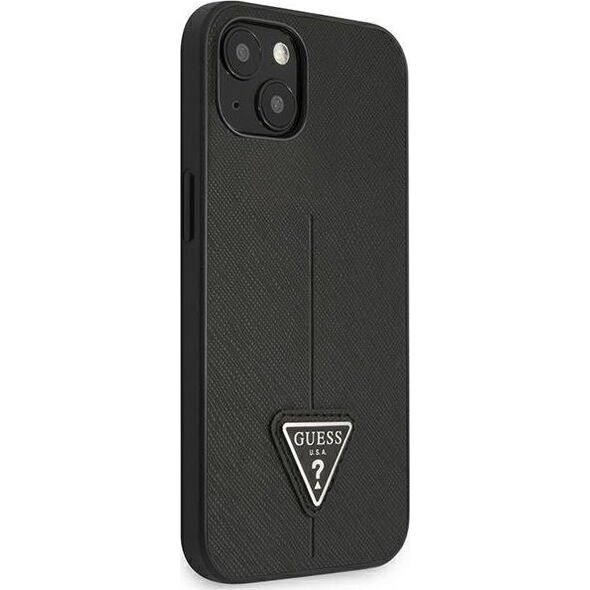 Guess Etui Guess do iPhone 14 Plus 6,7" czarny/black hardcase SaffianoTriangle Logo