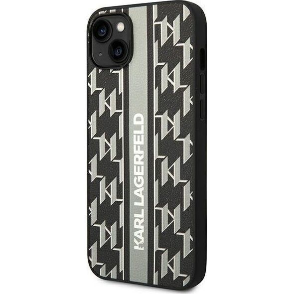 Karl Lagerfeld Etui Karl Lagerfeld do iPhone 14 Plus 6,7" hardcase szary/grey Monogram Stripe