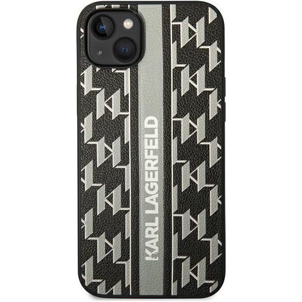 Karl Lagerfeld Etui Karl Lagerfeld do iPhone 14 Plus 6,7" hardcase szary/grey Monogram Stripe
