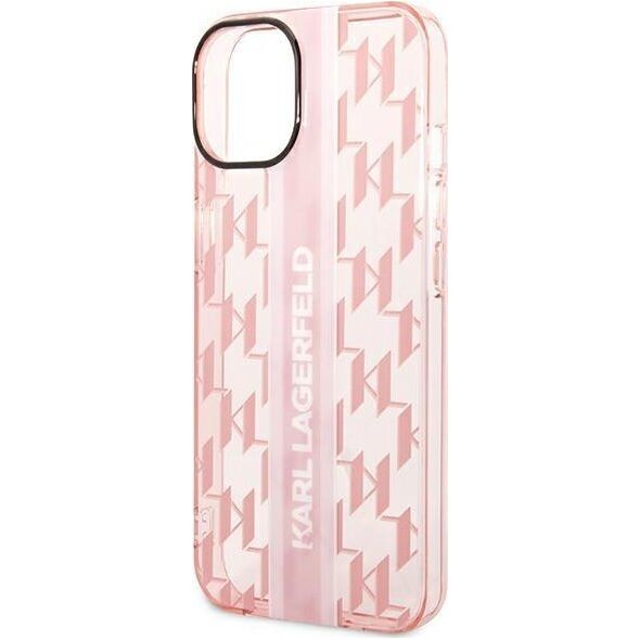 Karl Lagerfeld Etui Karl Lagerfeld do iPhone 14 Plus 6,7" hardcase różowy/pink Mono Vertical Stripe