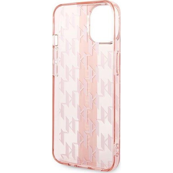 Karl Lagerfeld Etui Karl Lagerfeld do iPhone 14 Plus 6,7" hardcase różowy/pink Mono Vertical Stripe