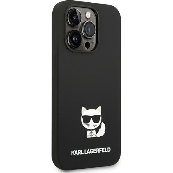 Karl Lagerfeld Etui Karl Lagerfeld do iPhone 14 Pro 6,1" hardcase czarny/black Silicone Choupette Body