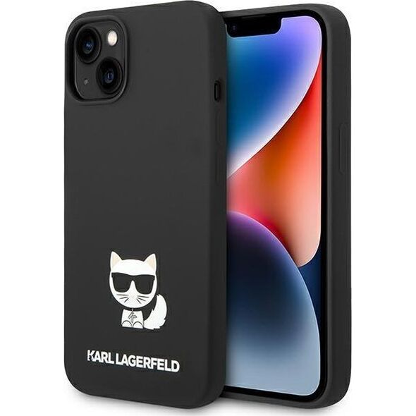 Karl Lagerfeld Etui Karl Lagerfeld do iPhone 14 Plus 6,7" hardcase czarny/black Silicone Choupette Body