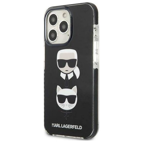 Karl Lagerfeld Etui Karl Lagerfeld do iPhone 13 Pro / 13 6,1" hardcase czarny/black Karl&Choupette Head