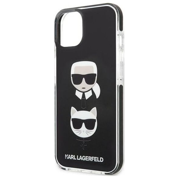 Karl Lagerfeld Etui Karl Lagerfeld do iPhone 13 mini 5,4" hardcase czarny/black Karl&Choupette Head