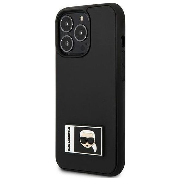 Karl Lagerfeld Etui Karl Lagerfeld do iPhone 13 Pro Max 6,7" czarny/black hardcase Ikonik Patch