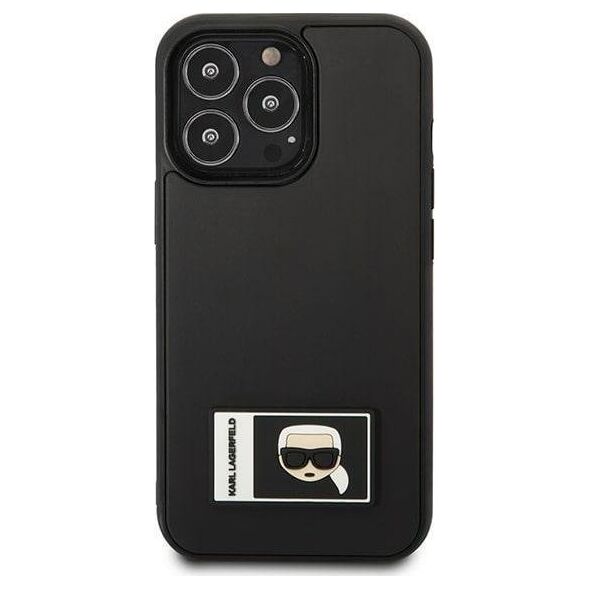 Karl Lagerfeld Etui Karl Lagerfeld do iPhone 13 Pro Max 6,7" czarny/black hardcase Ikonik Patch