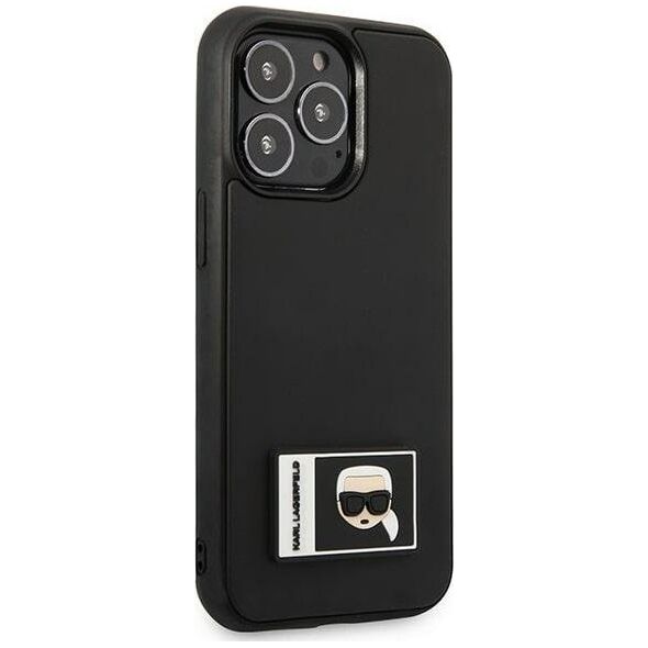Karl Lagerfeld Etui Karl Lagerfeld do iPhone 13 Pro Max 6,7" czarny/black hardcase Ikonik Patch