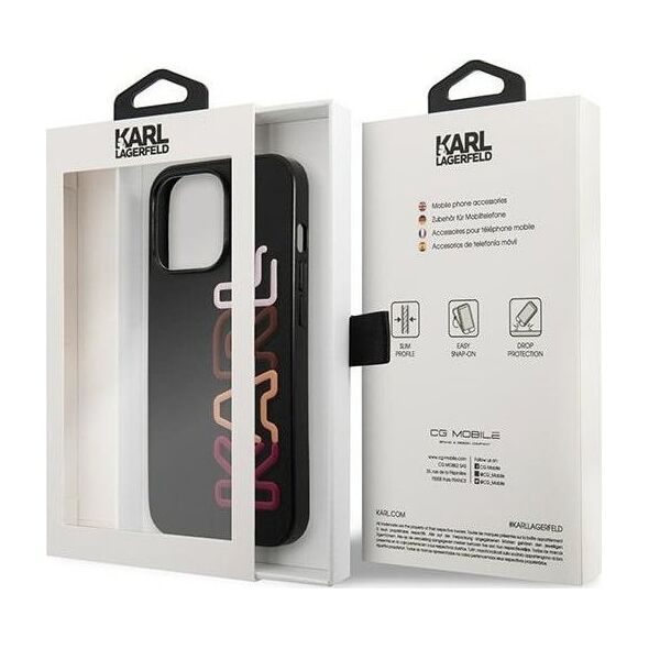 Karl Lagerfeld Etui Karl Lagerfeld do iPhone 13 Pro / 13 6,1" czarny/black hardcase Multipink Brand