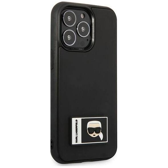 Karl Lagerfeld Etui Karl Lagerfeld do iPhone 13 Pro / 13 6,1" czarny/black hardcase Ikonik Patch