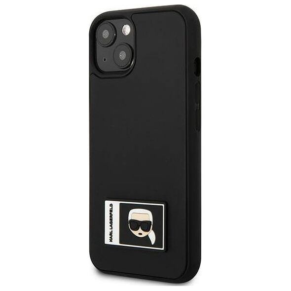 Karl Lagerfeld Etui Karl Lagerfeld do iPhone 13 6,1" czarny/black hardcase Ikonik Patch