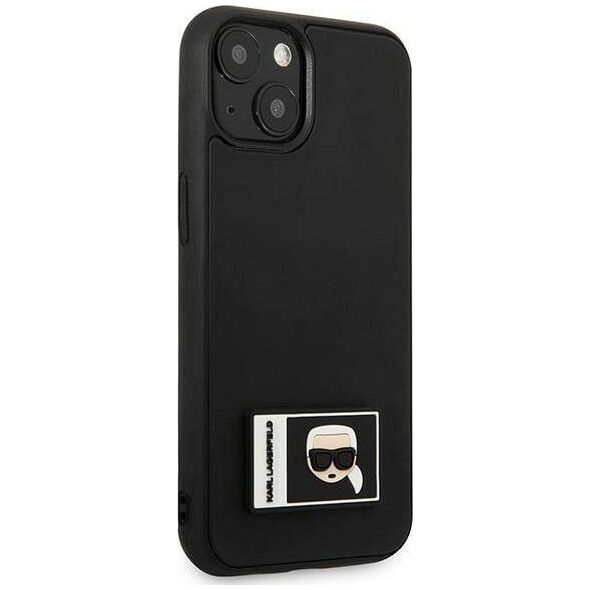 Karl Lagerfeld Etui Karl Lagerfeld do iPhone 13 6,1" czarny/black hardcase Ikonik Patch