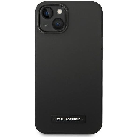 Karl Lagerfeld Etui Karl Lagerfeld do iPhone 14 Plus 6,7" hardcase czarny/black Silicone Plaque Magsafe
