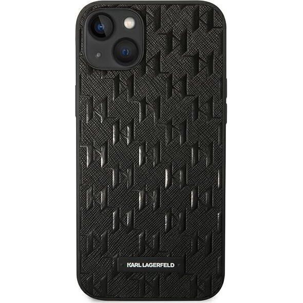 Karl Lagerfeld Etui Karl Lagerfeld do iPhone 14 Plus 6,7" hardcase czarny/black Saffiano Mono Metal Logo