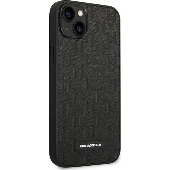 Karl Lagerfeld Etui Karl Lagerfeld do iPhone 14 Plus 6,7" hardcase czarny/black Saffiano Mono Metal Logo
