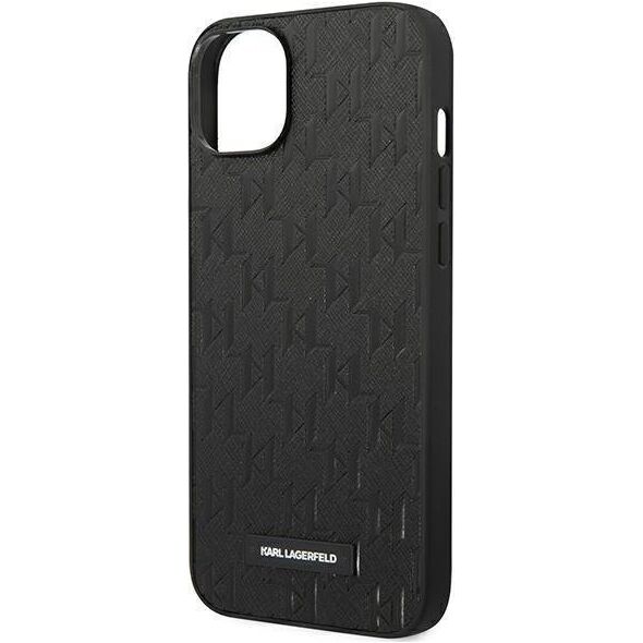 Karl Lagerfeld Etui Karl Lagerfeld do iPhone 14 Plus 6,7" hardcase czarny/black Saffiano Mono Metal Logo