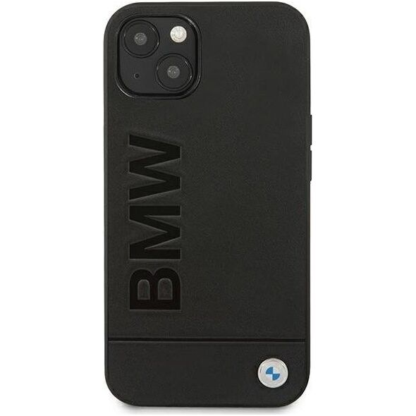 BMW Etui BMW do iPhone 14 Plus 6,7" czarny/black Leather Stamp