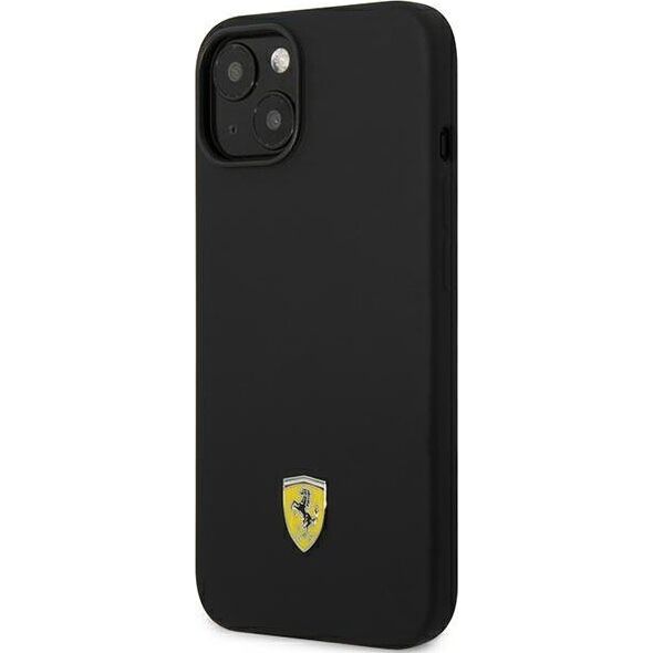 Ferrari Etui Ferrari do iPhone 14 Plus 6,7" czarny/black hardcase Silicone Metal Logo