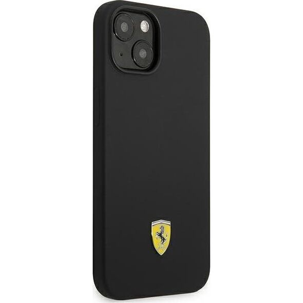 Ferrari Etui Ferrari do iPhone 14 Plus 6,7" czarny/black hardcase Silicone Metal Logo