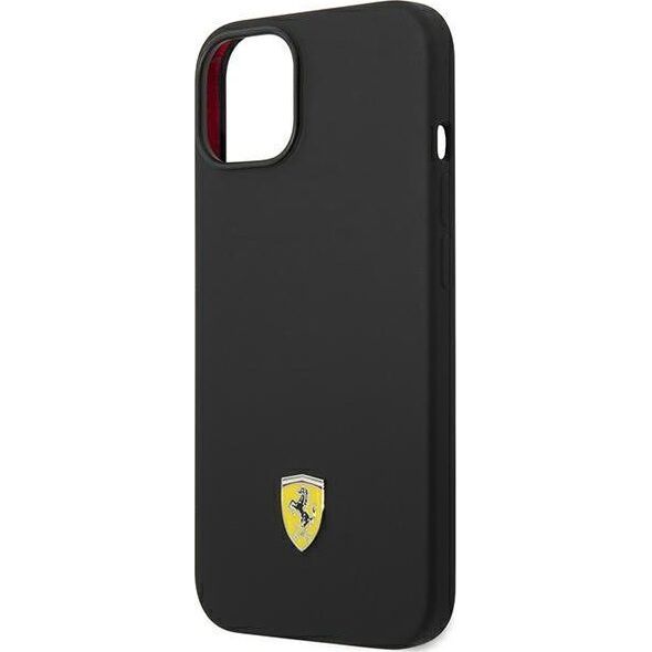 Ferrari Etui Ferrari do iPhone 14 Plus 6,7" czarny/black hardcase Silicone Metal Logo