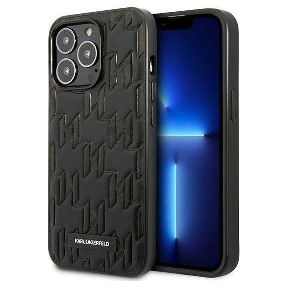 Karl Lagerfeld Karl Lagerfeld KLHCP13LMNMP1K iPhone 13 Pro / 13 6,1" hardcase czarny/black Monogram Plaque