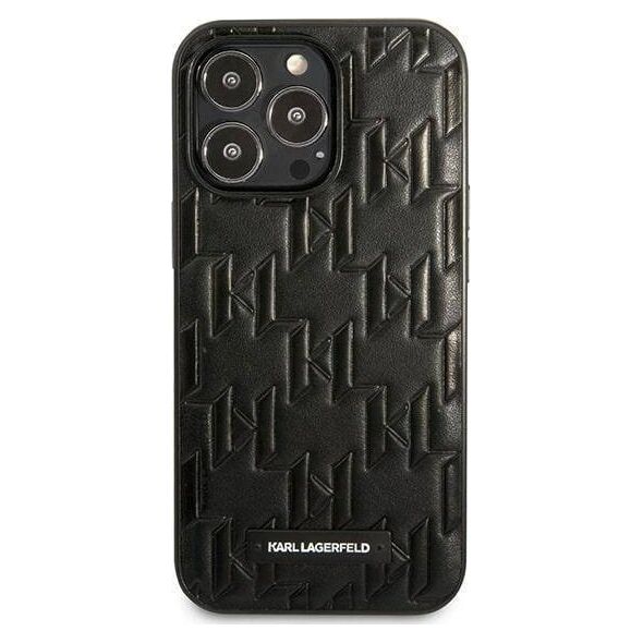 Karl Lagerfeld Karl Lagerfeld KLHCP13LMNMP1K iPhone 13 Pro / 13 6,1" hardcase czarny/black Monogram Plaque