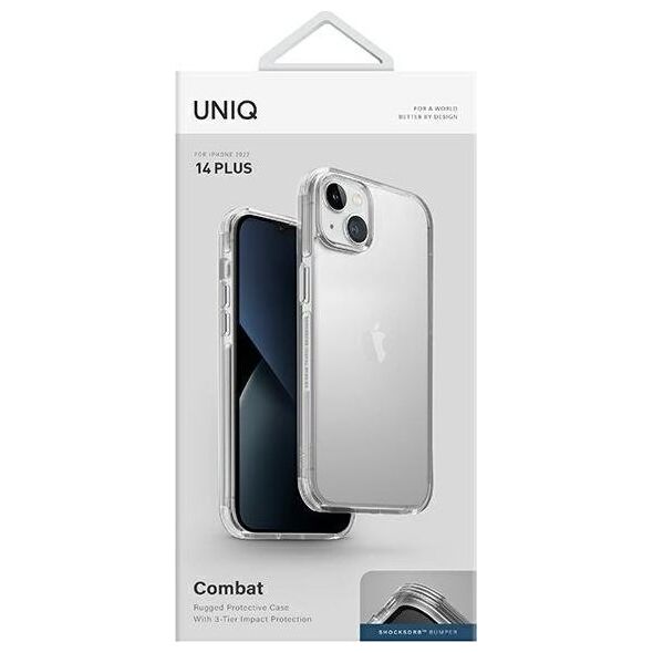Uniq UNIQ etui Combat do iPhone 14 Plus 6,7" przeźroczysty/crystal clear