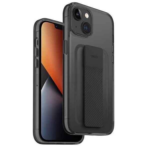 Uniq UNIQ etui Heldro Mount do iPhone 14 Plus 6,7" czarny/vapour smoke