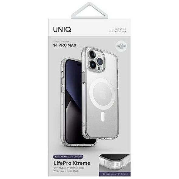 Uniq UNIQ etui LifePro Xtreme iPhone 14 Pro Max 6,7"Magclick Charging przeźroczysty/frost clear
