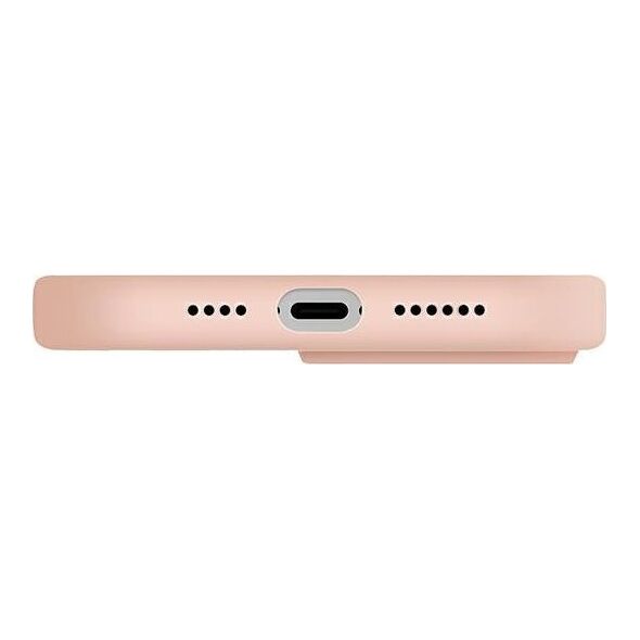 Uniq UNIQ etui Lino Hue do iPhone 14 Plus 6,7" Magclick Charging różowy/blush pink